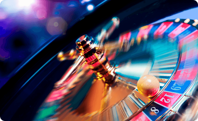 An image of a casino roule wheel.
